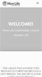 Mobile Screenshot of newlifeoxnard.com