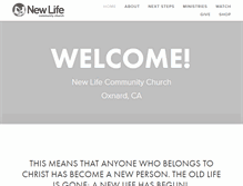 Tablet Screenshot of newlifeoxnard.com